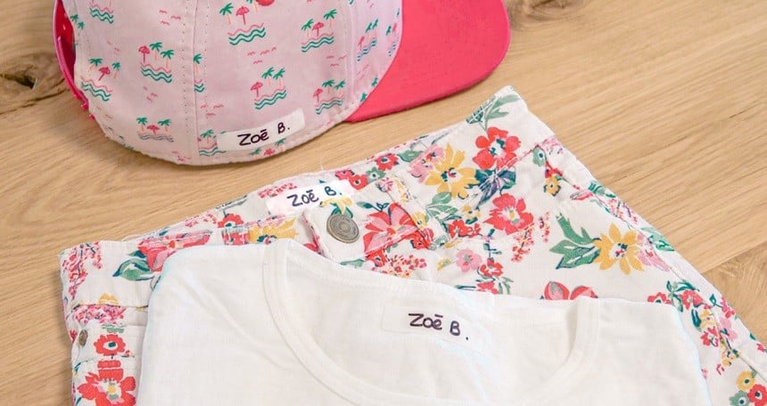 Etiquettes vêtements crèche