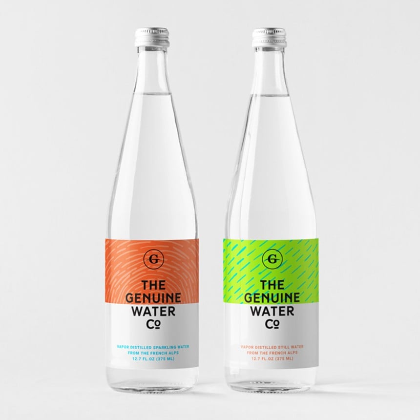 Etiquettes pour bouteilles d'eau personnalisées
