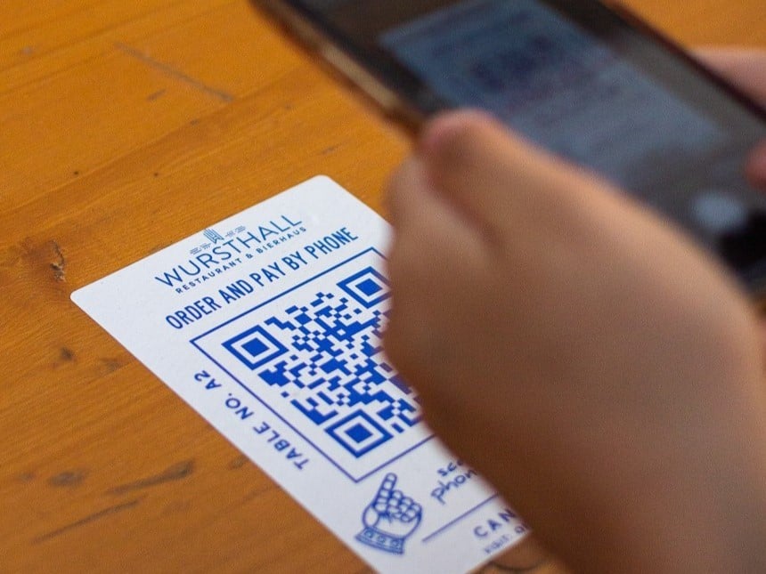 Etiquette QR code