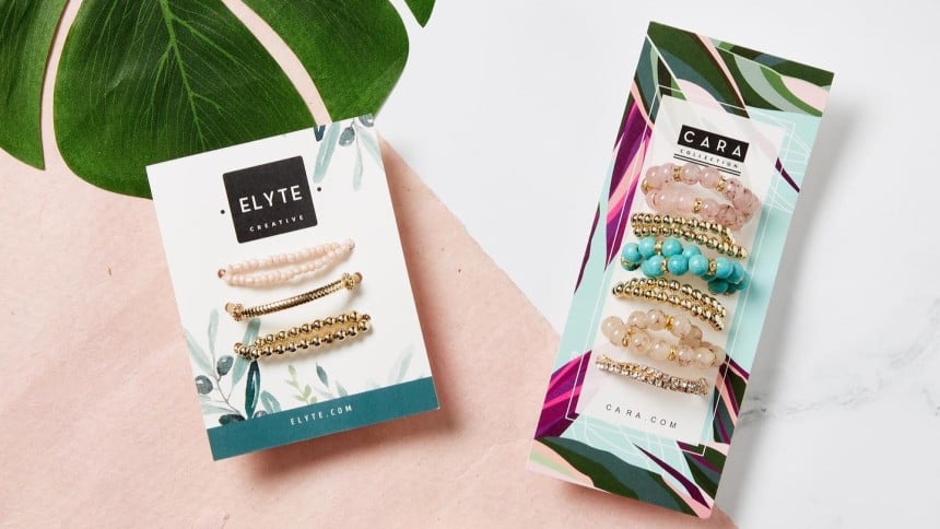 Cartes de présentation pour bracelets
