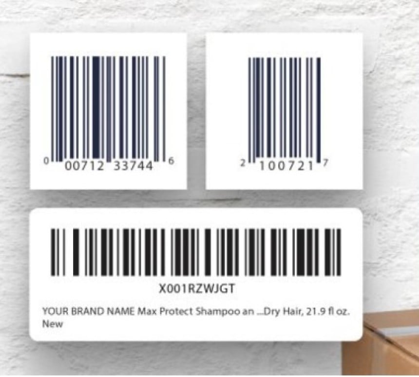 Etiquettes vierges pour imprimer codes-barres à la maison