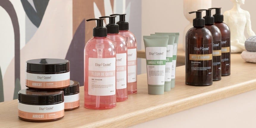 Etiquettes cosmétiques personnalisées