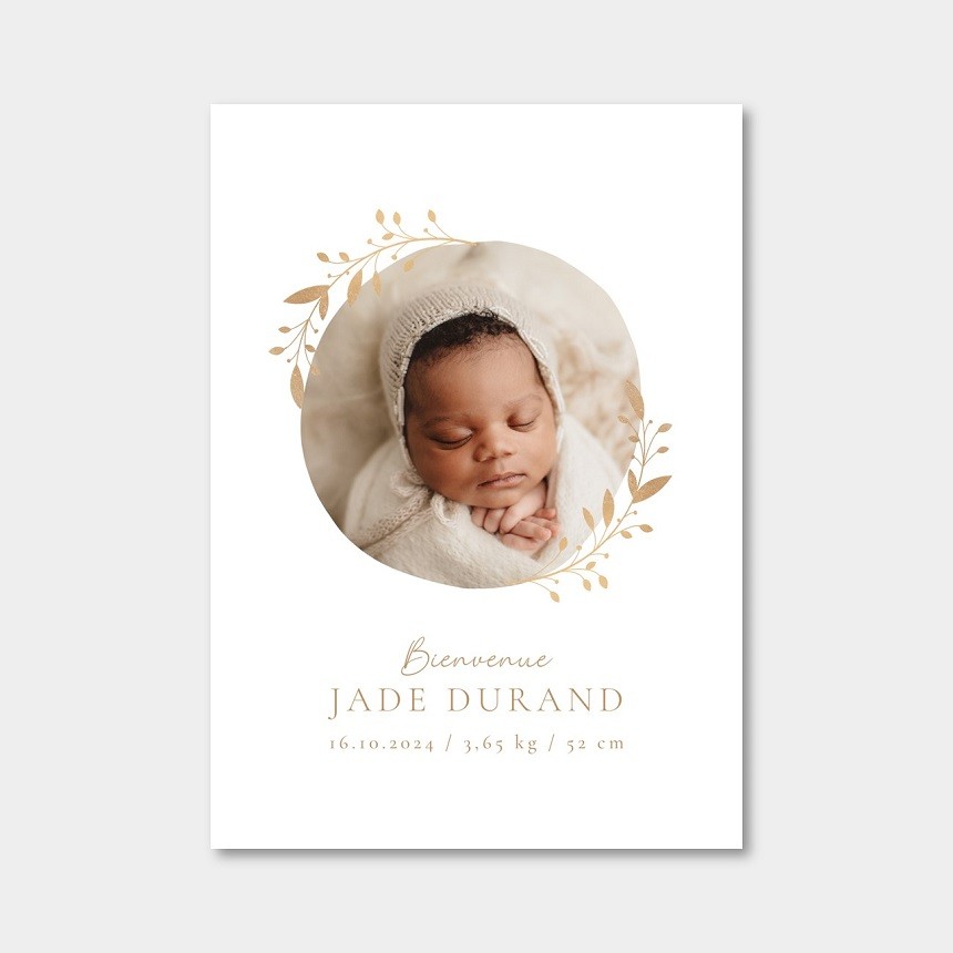 Faire part de naissance personnalisé