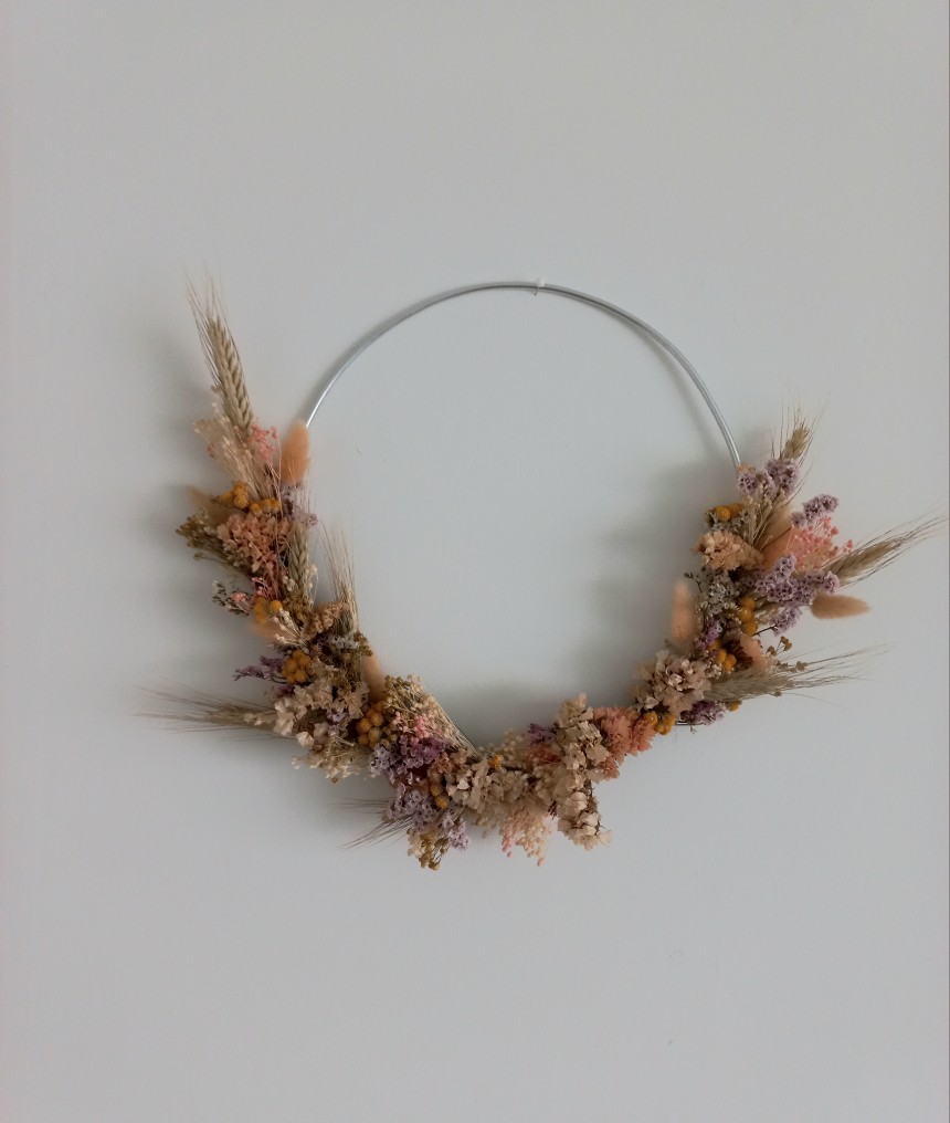 couronne de fleurs