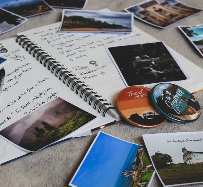 réalisation d'un album photo créatif