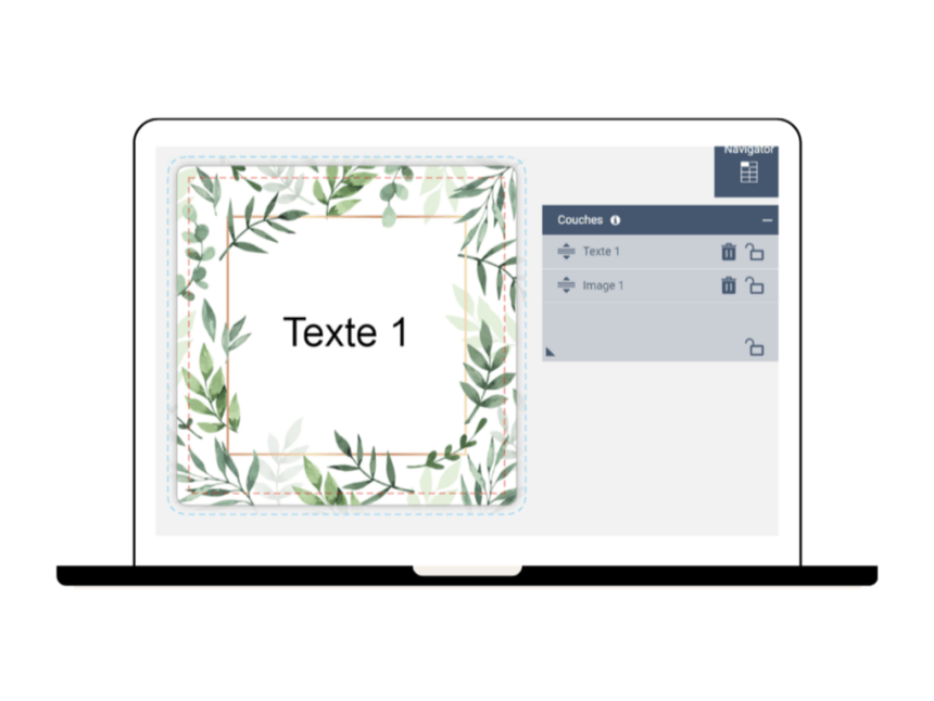 Outil claques du logiciel Avery Design & Print