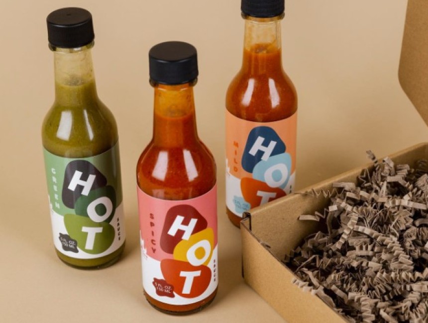 Etiquettes personnalisées sauces piquantes 