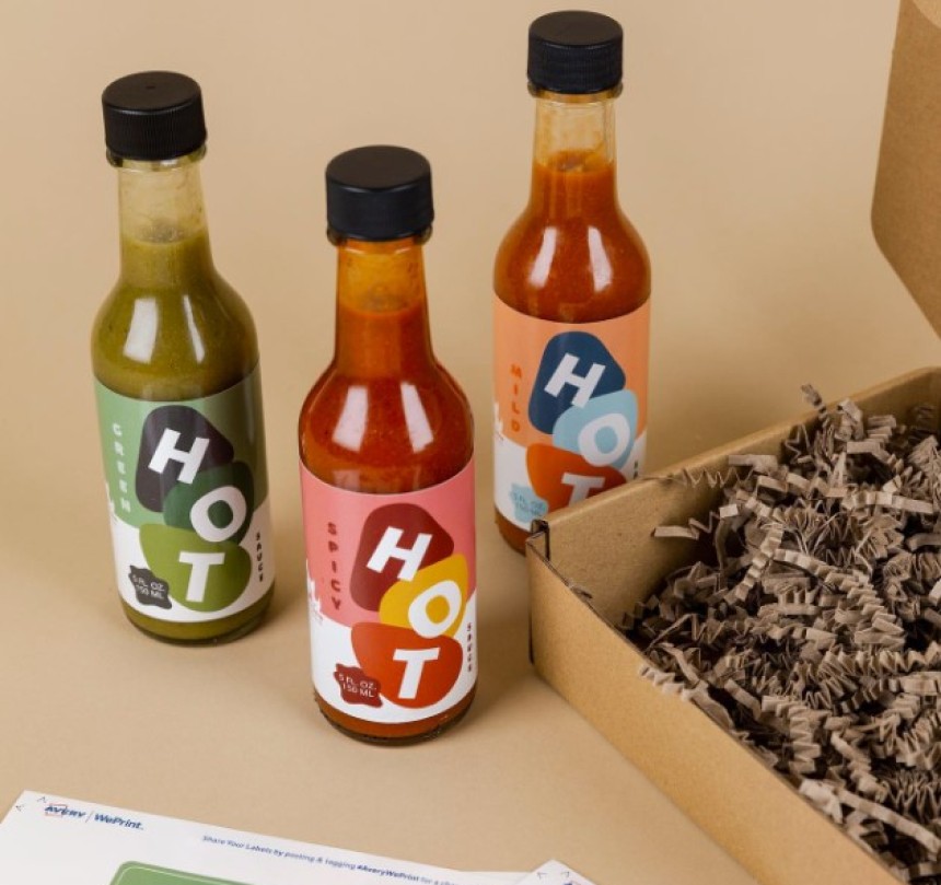 Etiquettes personnalisées sauces piquantes
