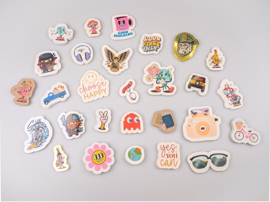 Stickers personnalisés illustrations