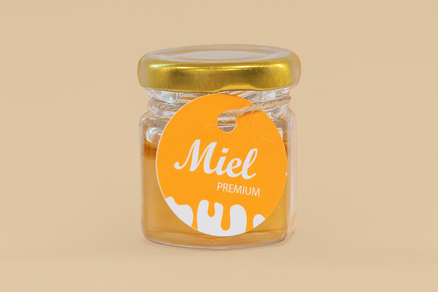 Etiquettes américaines perforées pour pots de miel