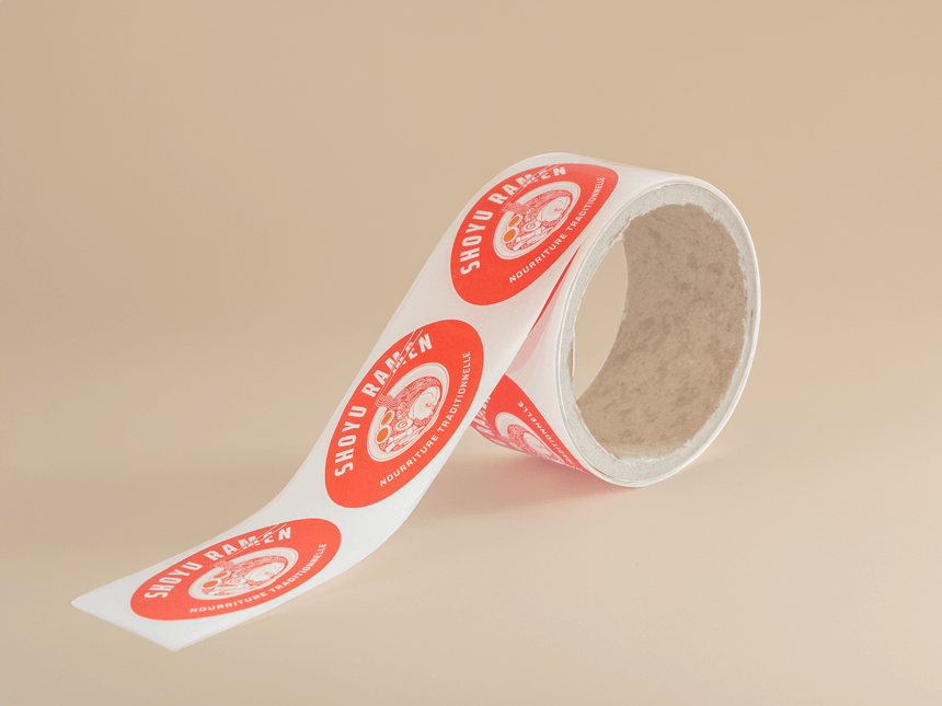 Etiquettes rouleaux personnalisées