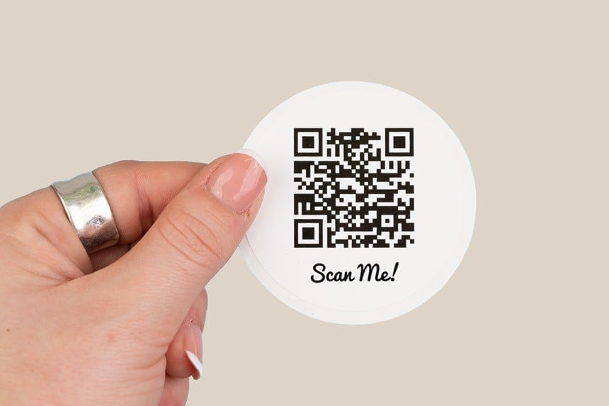 Sticker QR code