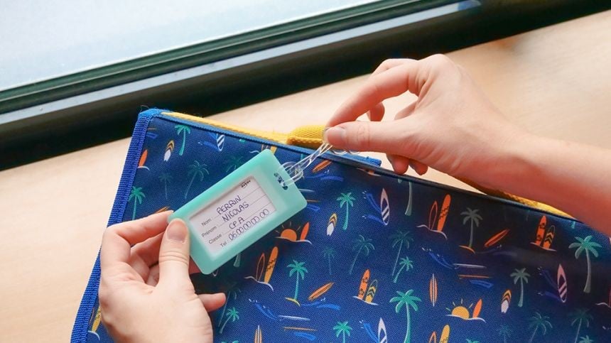 Etiquette cartable