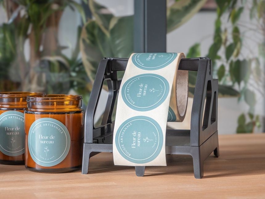 Etiquettes en rouleaux pour pose automatique