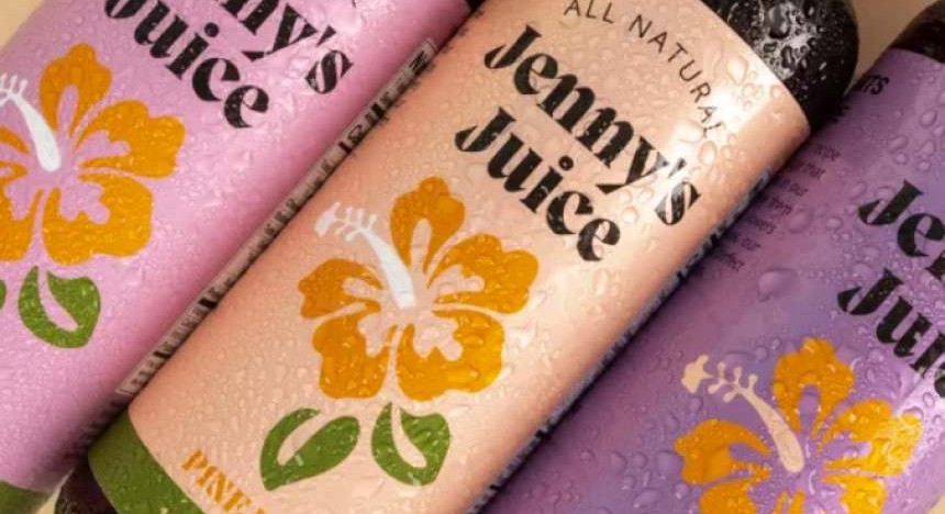 Etiquettes waterproof personnalisées pour bouteilles de jus de fruit