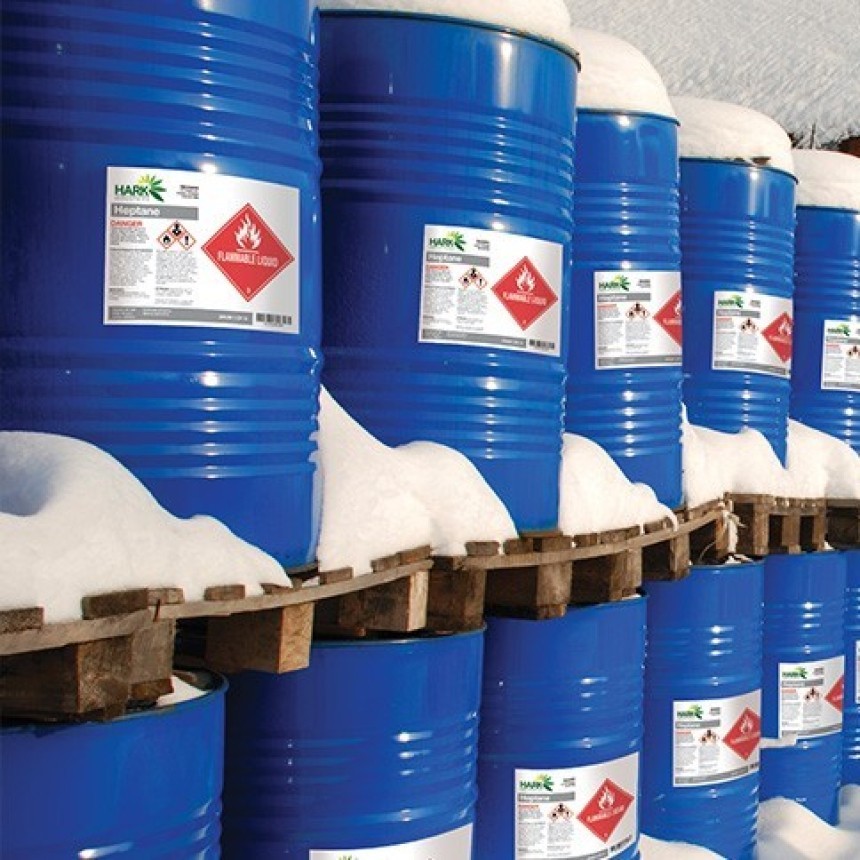 Etiquettes ultra resistantes collées en extérieur sous la neige