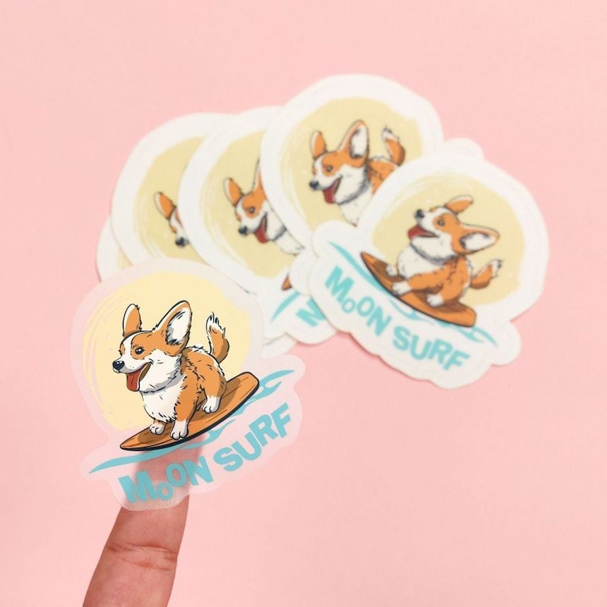 Sticker logo personnalisé
