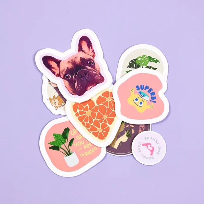 Stickers personnalisés sur mesure
