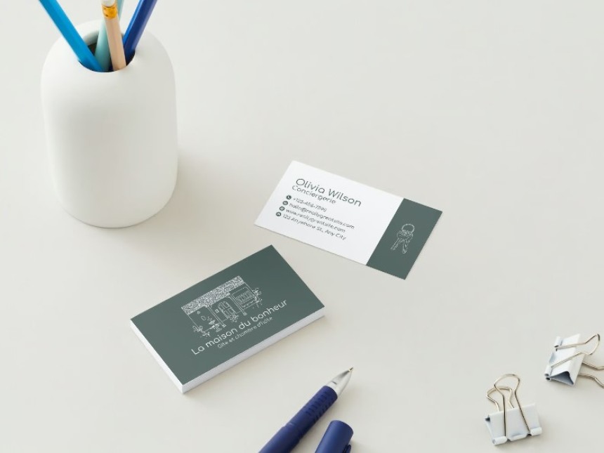 Cartes de visite personnalisées recto verso