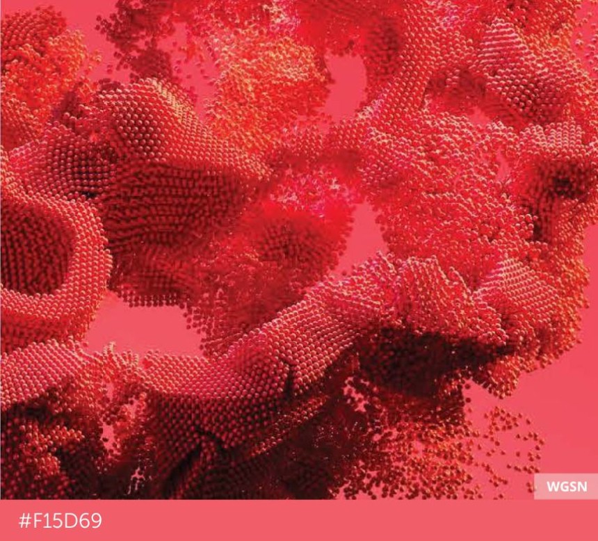 Couleur tendance printemps été 2025 sunset coral