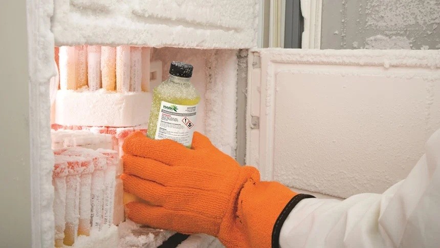 Etiquette SGH pour produit chimique résistant au froid
