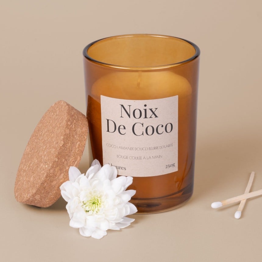 design de bougie été noix de coco design de bougie été noix de coco
