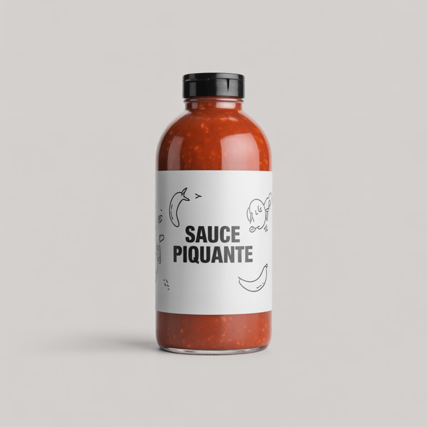 etiquettes sauce