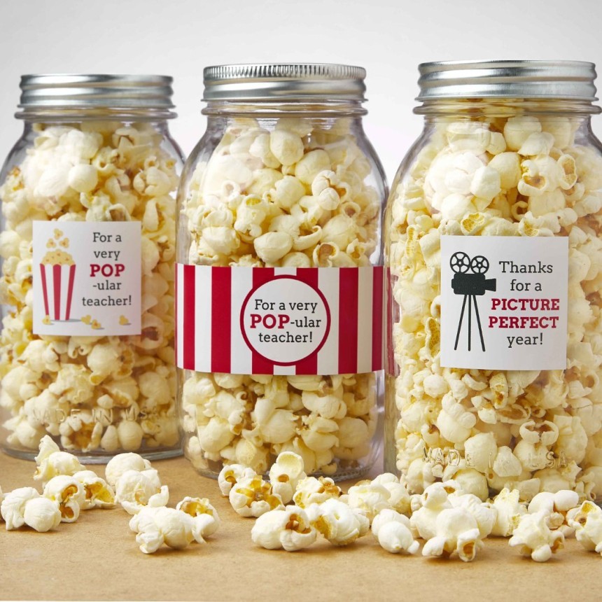 etiquettes popcorn