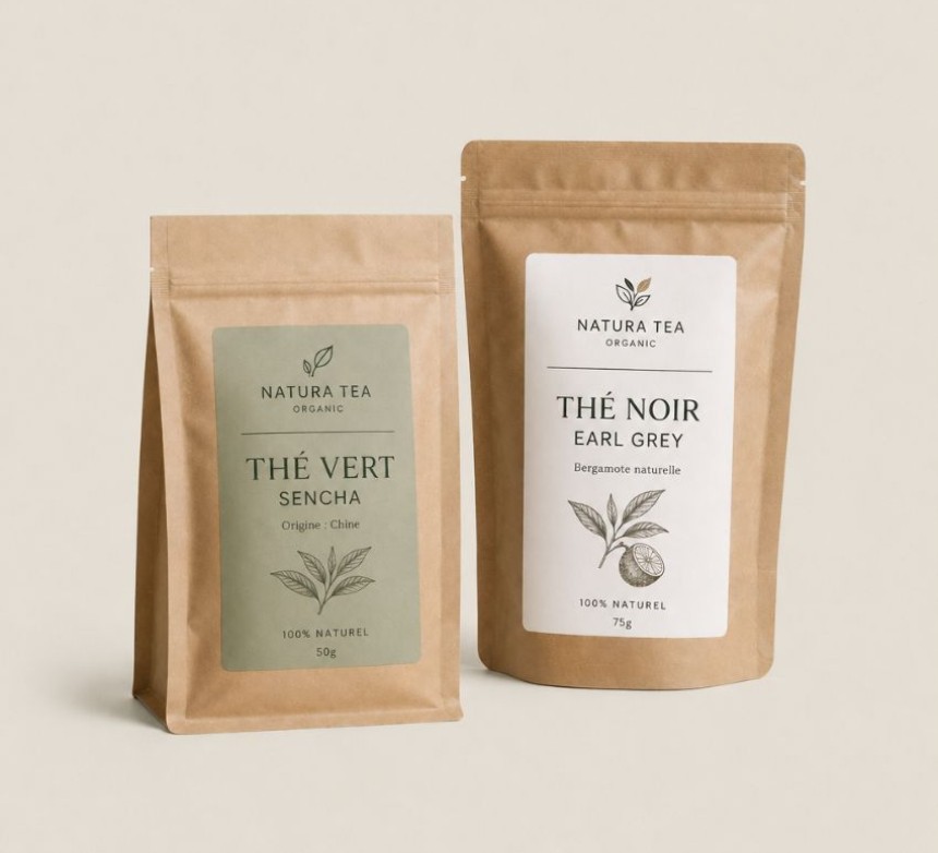 étiquettes sachets de thé 