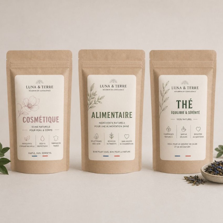 étiquettes pouches personnalisées 