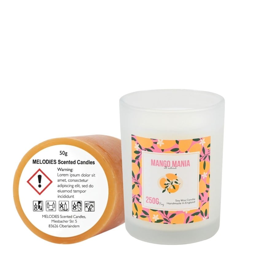 étiquettes réglementaires bougies clp