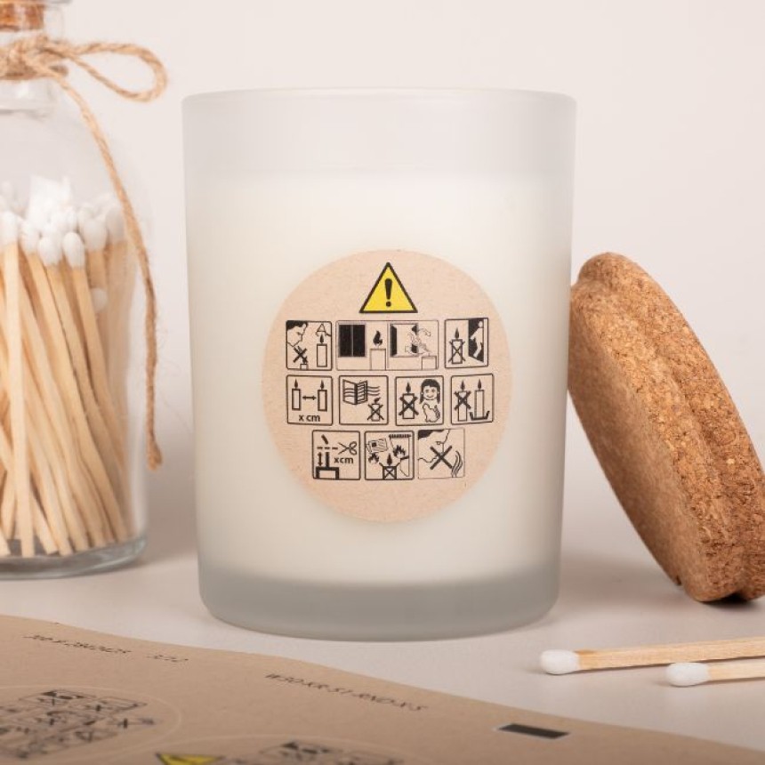 étiquettes afnor bougies