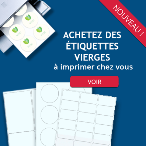 etiquettes vierges