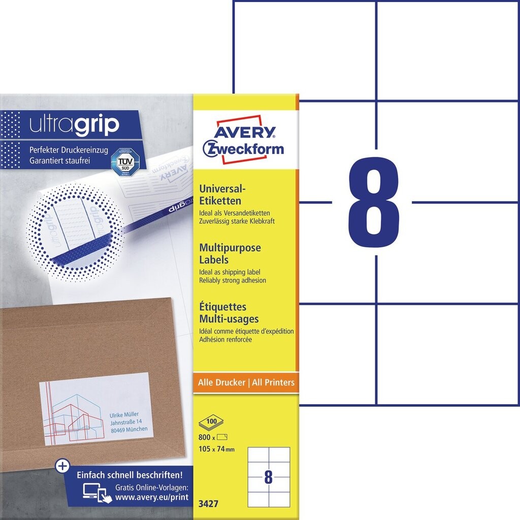 Etiquettes multi-usages | 3427 | Avery