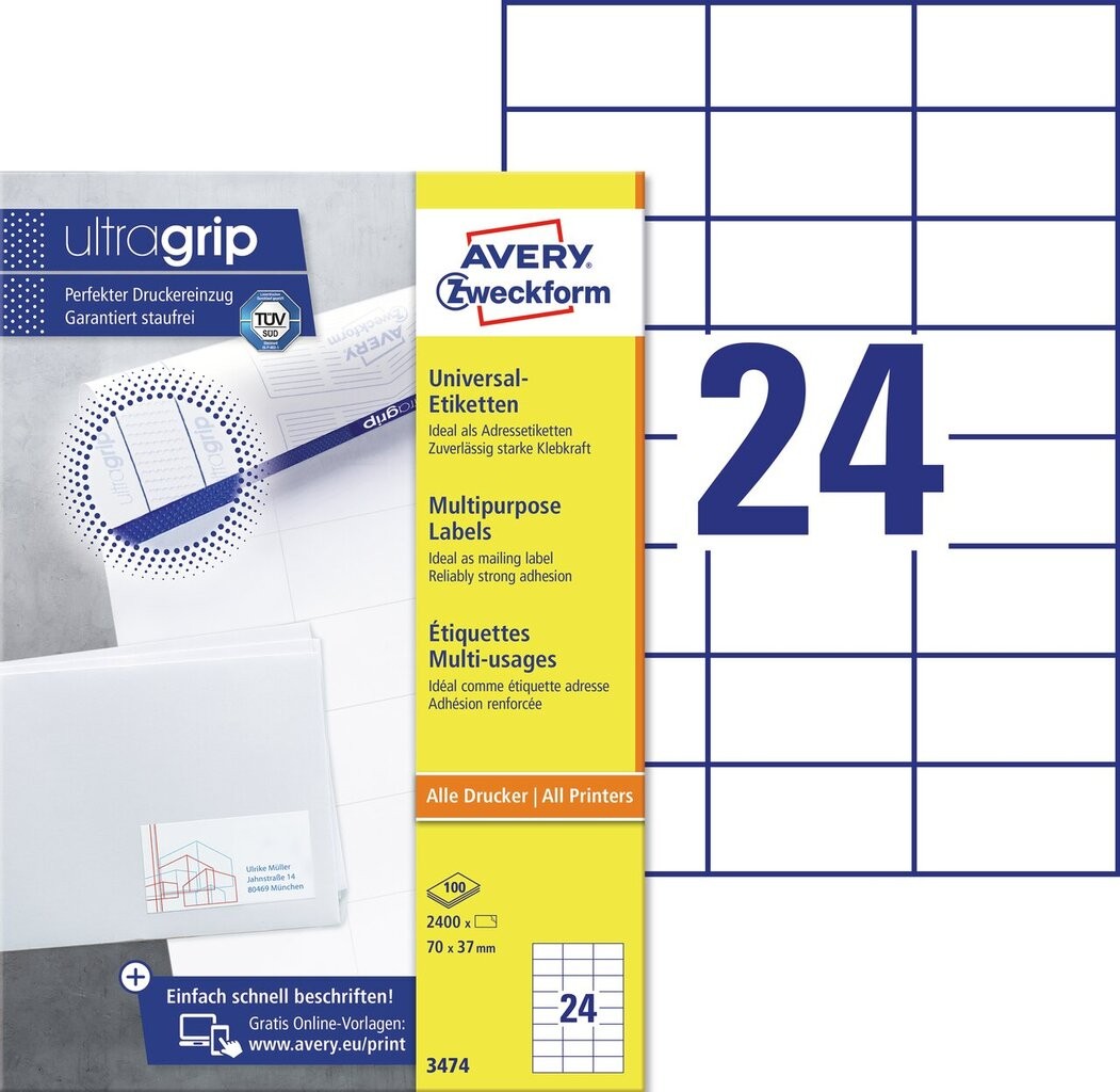 Etiquettes multi-usages | 3474 | Avery