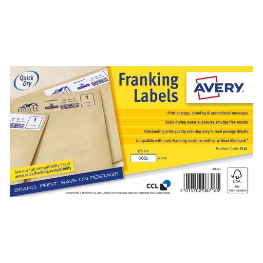 étiquettes affranchissement