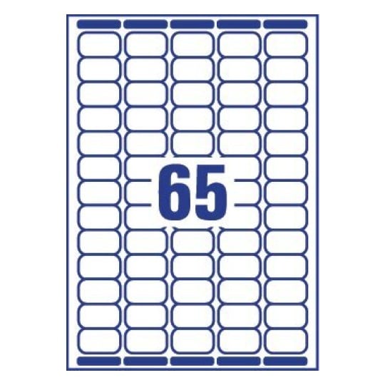 Etiquette mini L7651-15 21,2 x 38,1 mm