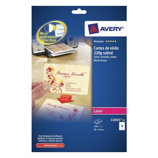 Cartes de visite C32025-25
