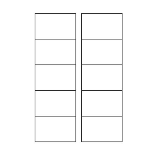 Cartes de visite C32026-10 54 x 85 mm