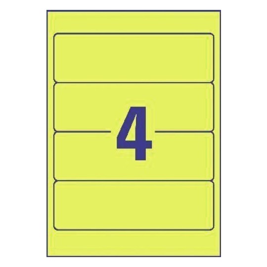 Etiquettes dos de classeur L7701-25 192 x 62 mm
