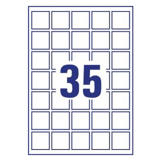 Etiquette pour codes QR L7120-25 35 x 35 mm