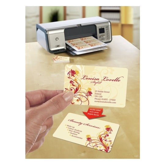 Carte de visite laser Avery Quick and Clean C32025 85 x 54 mm 220