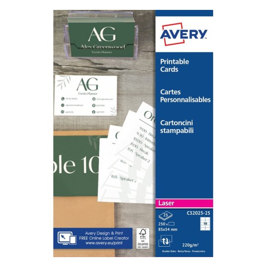 Cartes de visite C32025-25