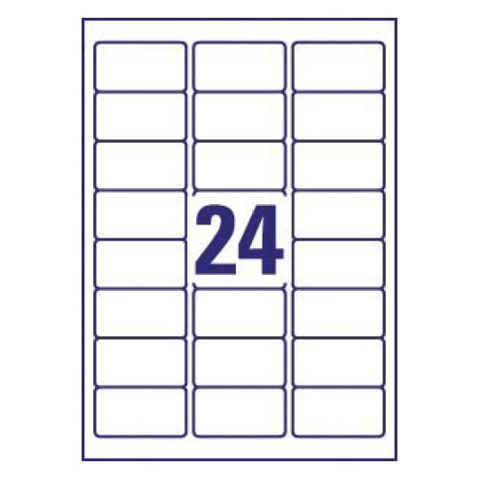 Etiquettes adresse L7159-250 63,5 x 33,9 mm