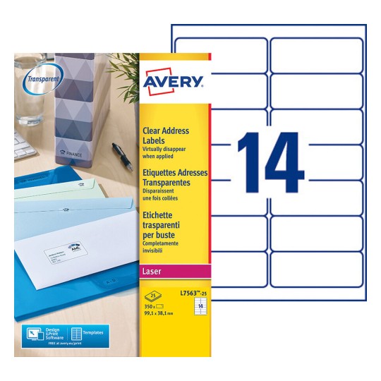 Etiquette adresse L7563-25 Contenu: 350 Etiquettes / 25 Feuilles