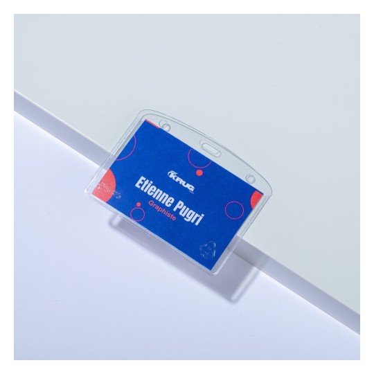 20 pochettes porte-badges 90 x 60 mm 4823