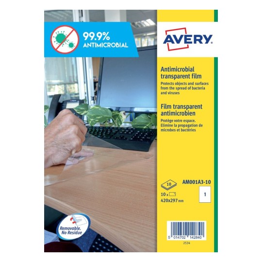 Films antimicrobiens AM001A3-10