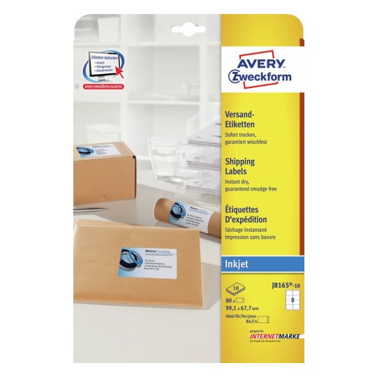 Etiquettes adresse J8165-10