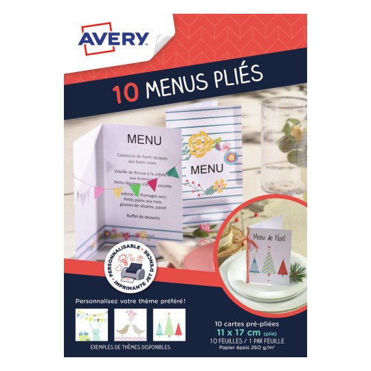 Menus pliés C2362MC