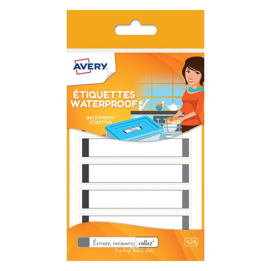 24 étiquettes plastifiées waterproof APGRIS24